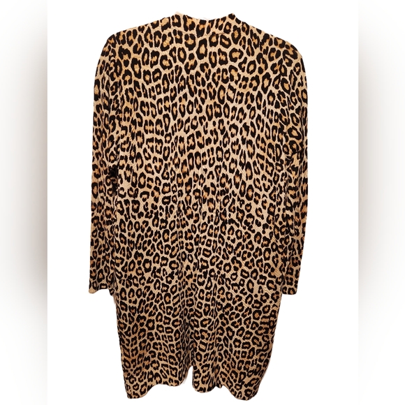 Chico's Cheetah Cardigan - Picture 2 of 4